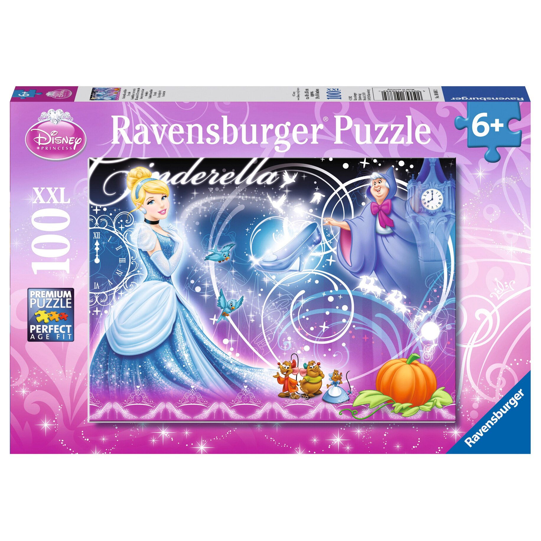 Puzzle Ravensburger Cenusareasa si prietenii, 100 piese